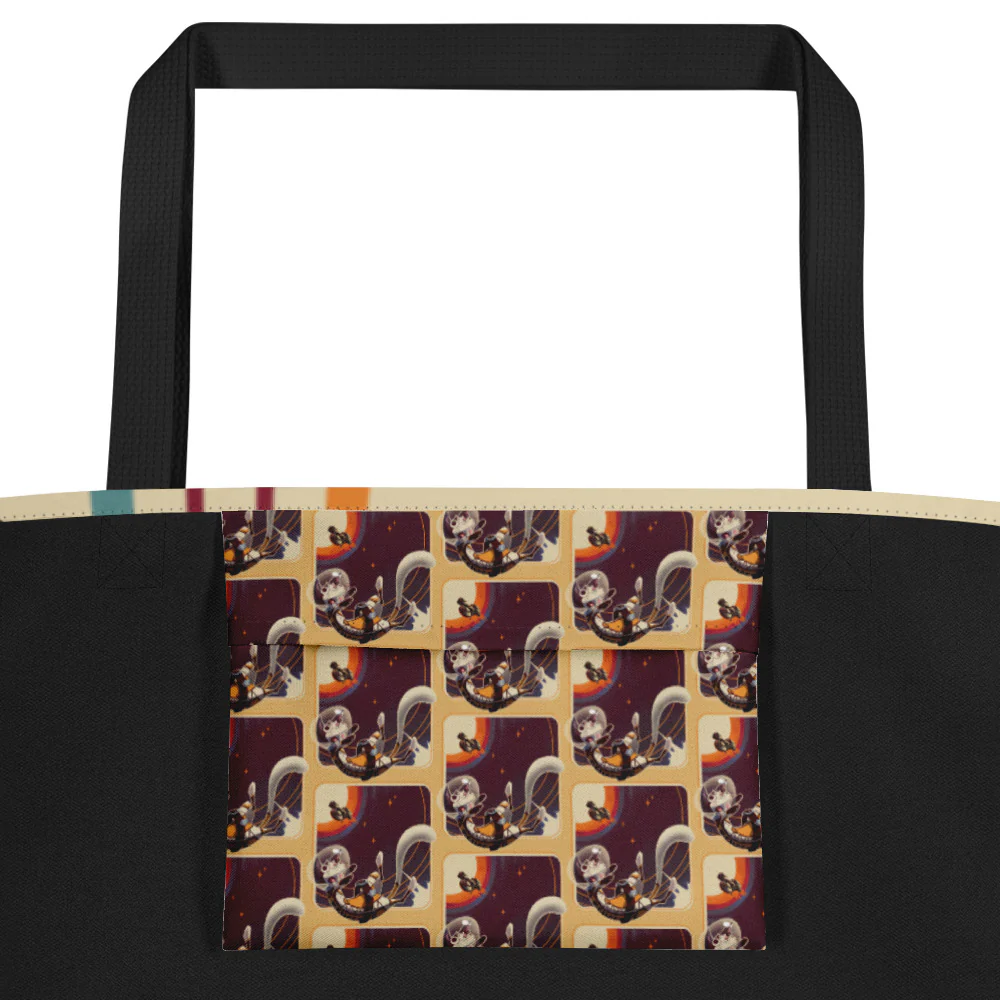 Fluffy Frontier: TOVA Large Tote Bag - Image 7