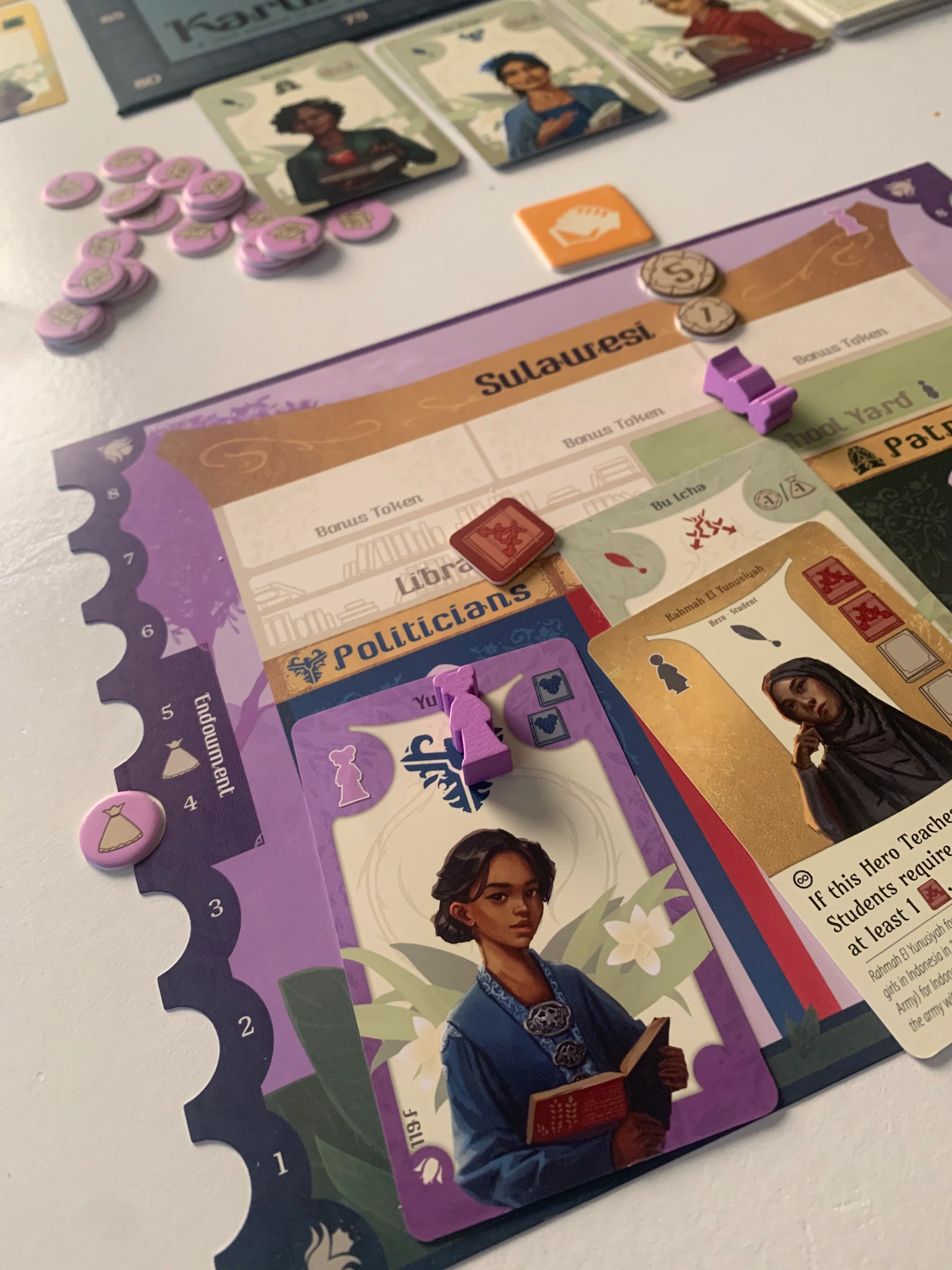 Kartini - From Darkness to Light Board Game - Image 8