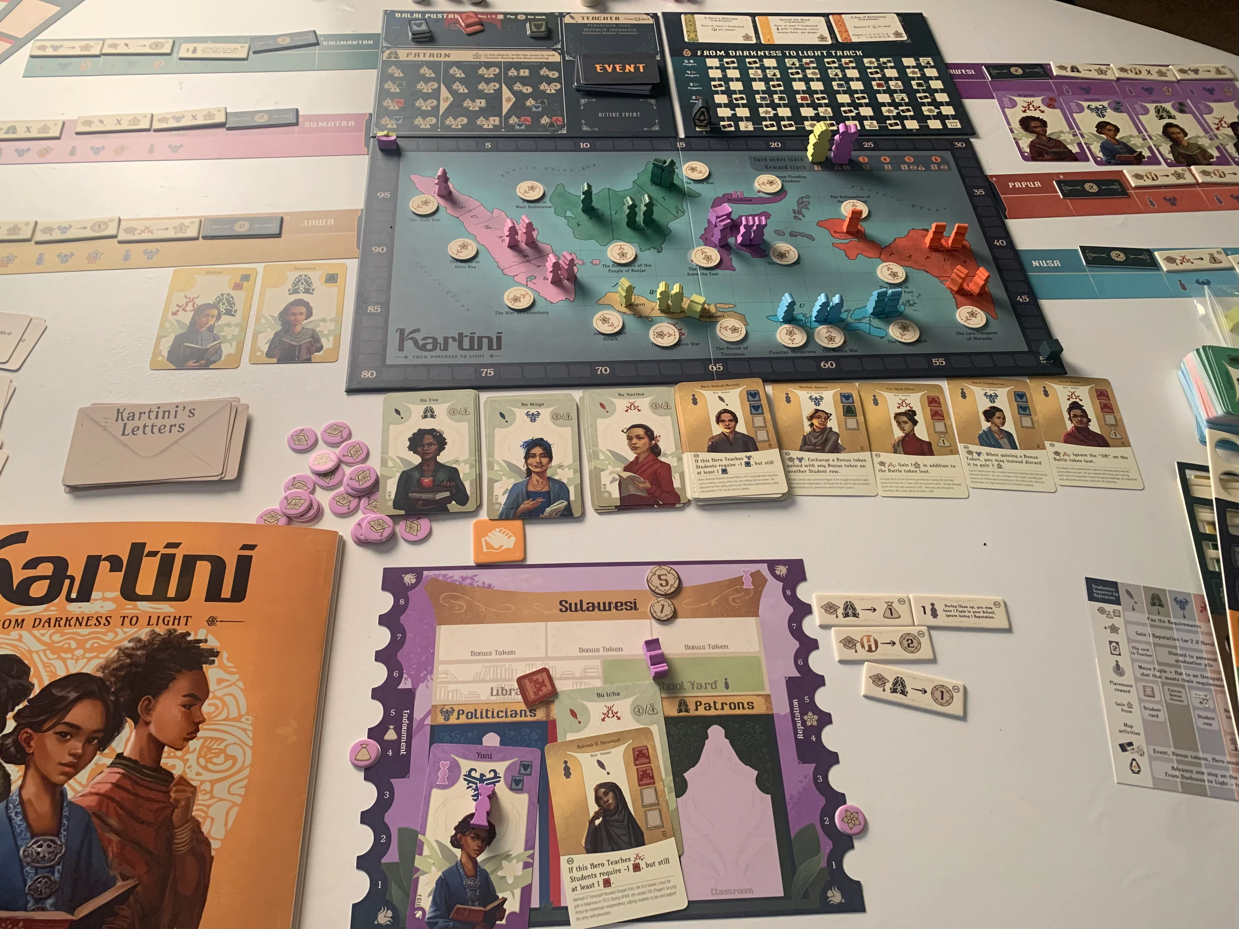 Kartini - From Darkness to Light Board Game - Image 3