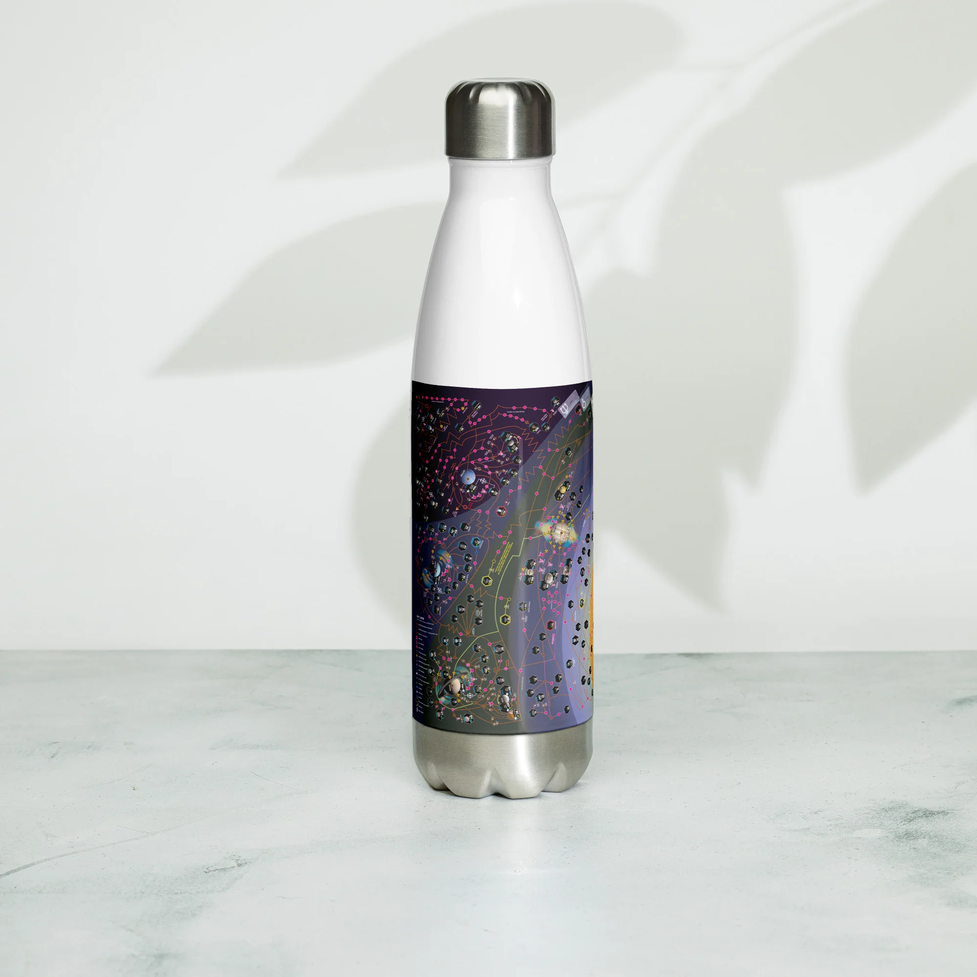 HIGH FRONTIER 4 ALL Map: Stainless Steel Water Bottle - Image 3
