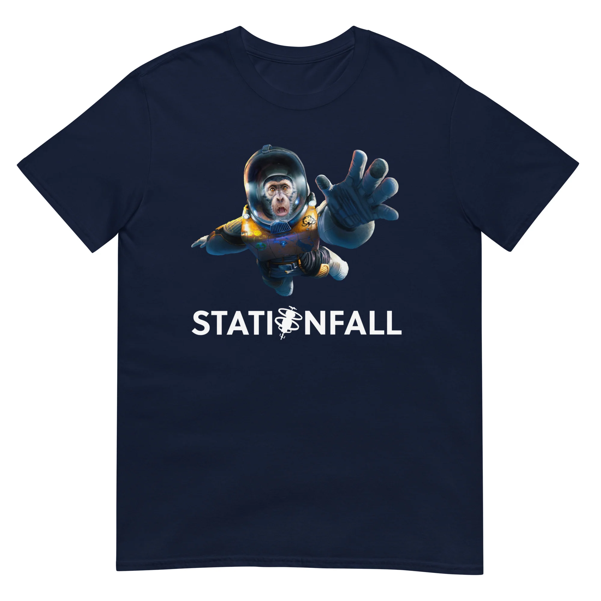Stationfall Space Chimp Short-Sleeve Unisex T-Shirt - Image 2