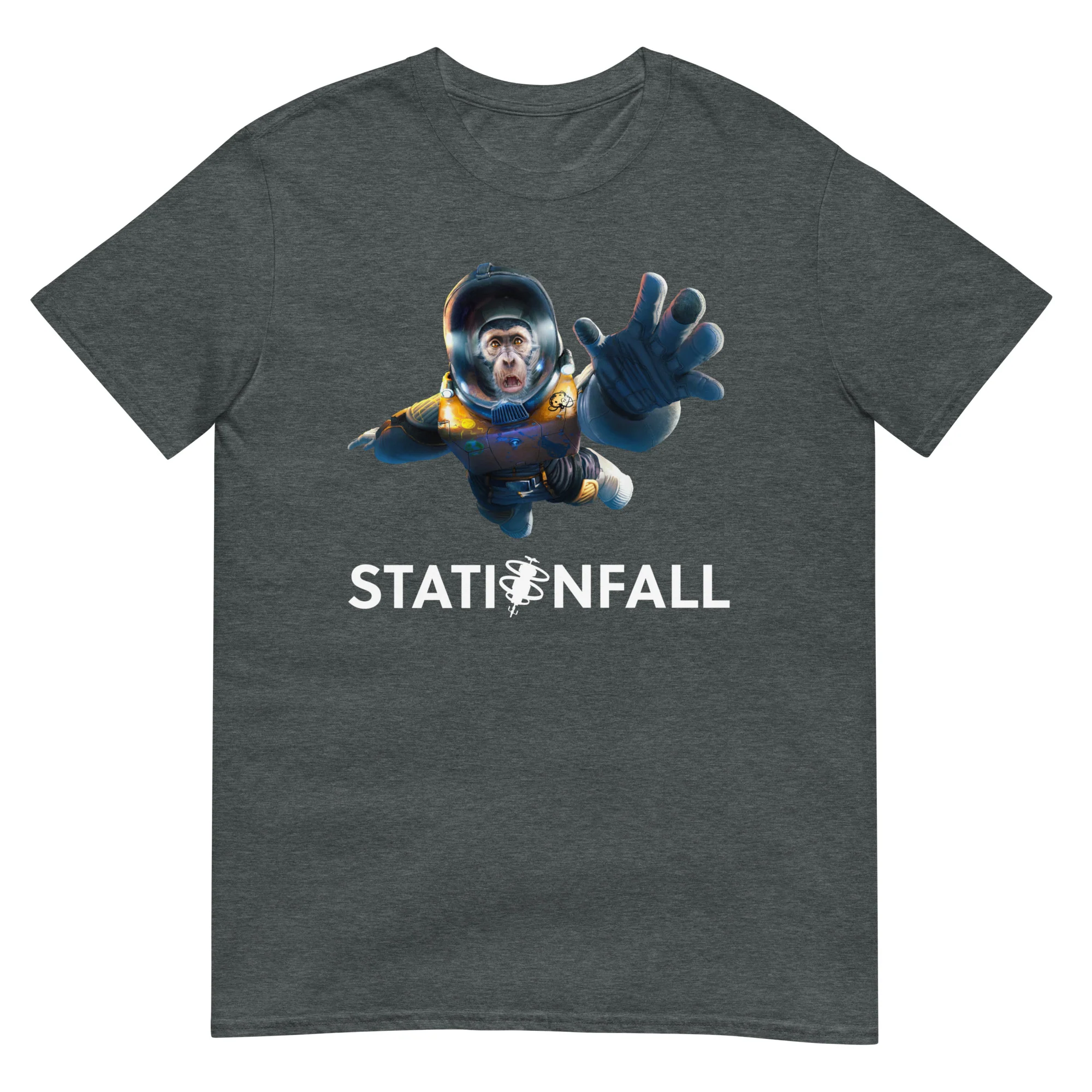 Stationfall Space Chimp Short-Sleeve Unisex T-Shirt - Image 3