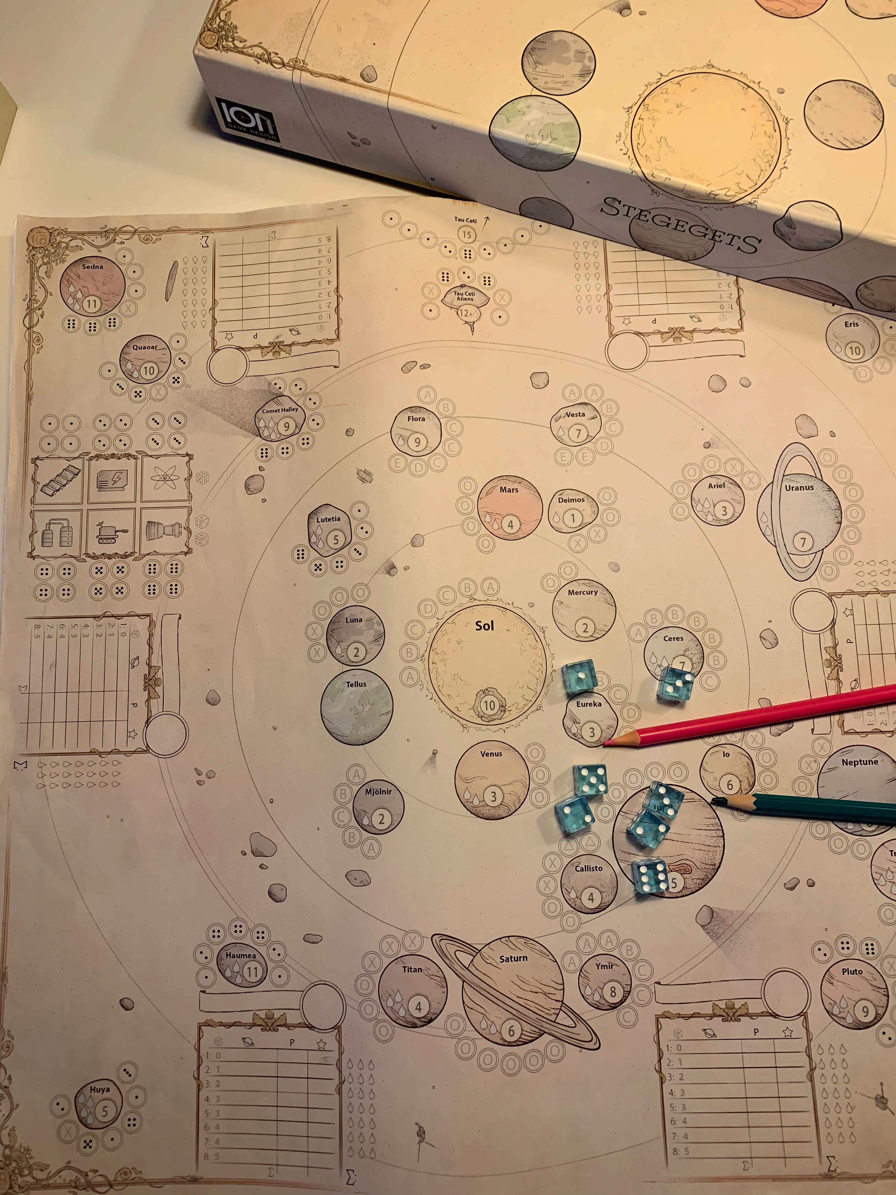 StegegetS Solar System Board Game powered by World Book - Image 3
