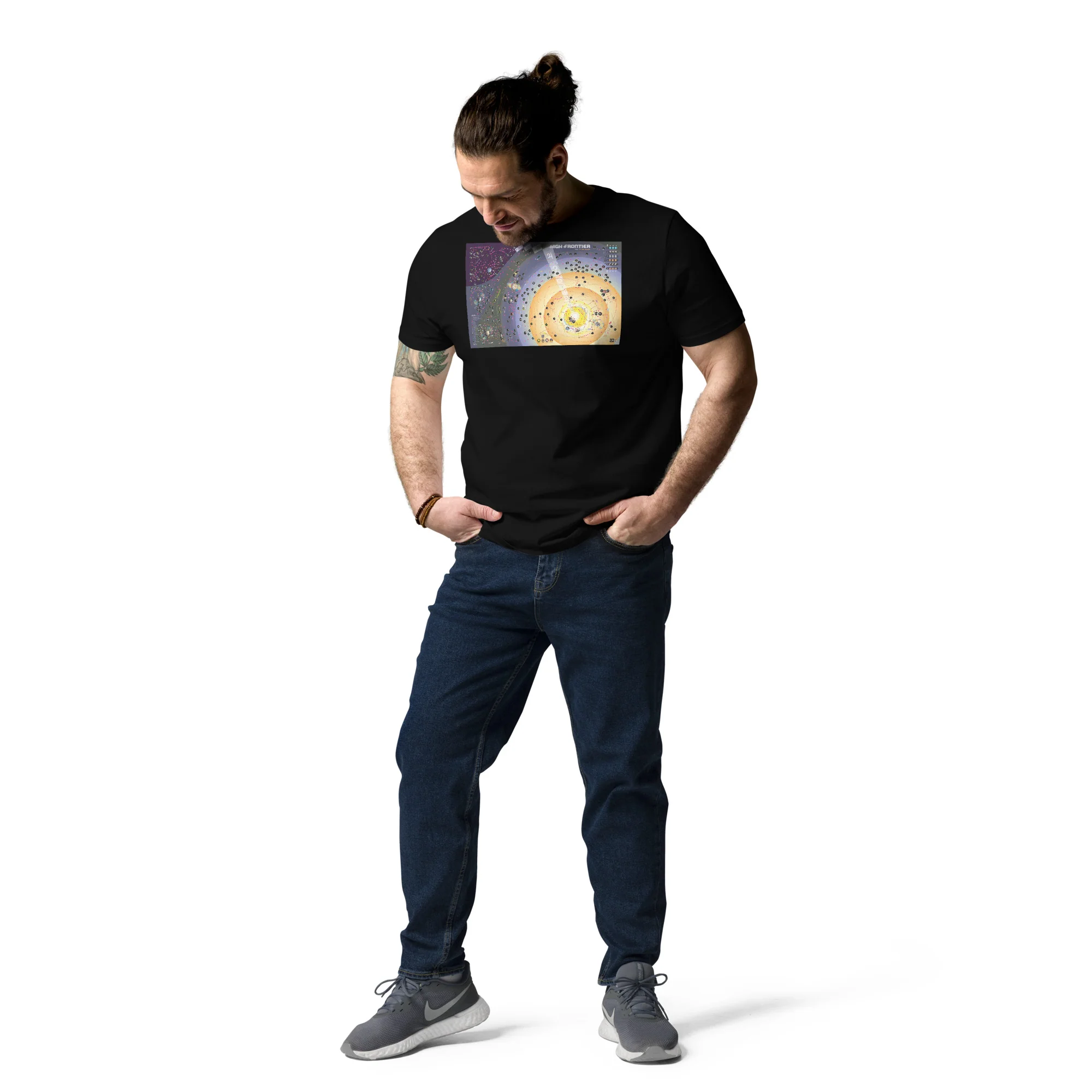 Unisex organic cotton t-shirt HIGH FRONTIER 4 ALL - Image 2