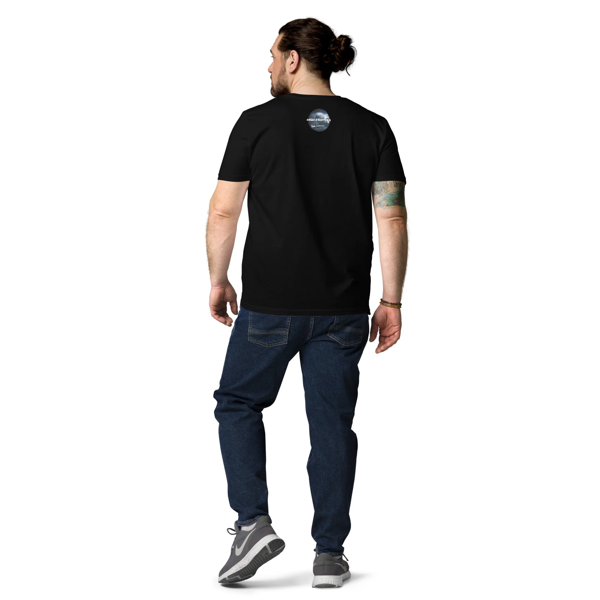Unisex organic cotton t-shirt HIGH FRONTIER 4 ALL - Image 3