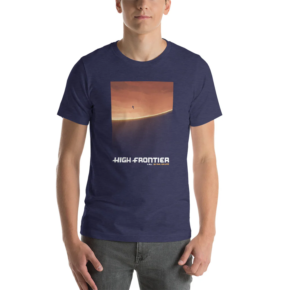 Unisex t-shirt - HIGH FRONTIER Travel - Image 3