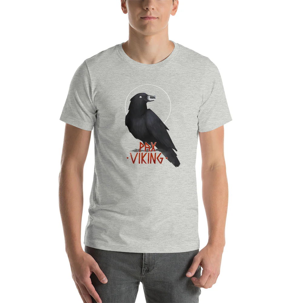 Pax Viking: Raven Unisex T-Shirt - Image 4